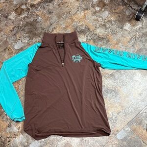 Cowgirl Tuff Chocolate Quarter Zip Pullover